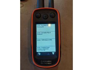 Gps alpha 100 et deux colliers tt15 fr tbe- et accessoires