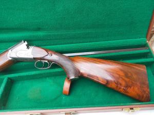 Authentique superposé artisan Paul DEMAS 12/76  magnum deux jeux de canons