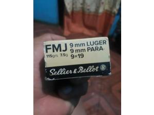 Sellier & Bellot cal.9mm PARA boite 50 cartouches