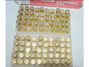 FIOCCHI 6.35 Browning (.25 Auto) boîtes de 50 cartouches