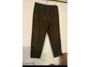 Pantalon en toile enduite huilée