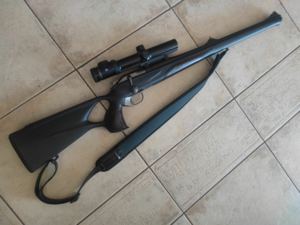 BLASER R8 ruthenium success cuir professionnel, calibre 9.3x62