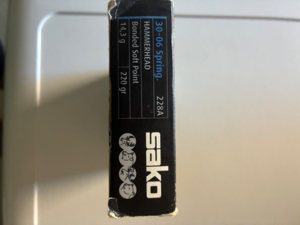 Munitions 30-06 sako