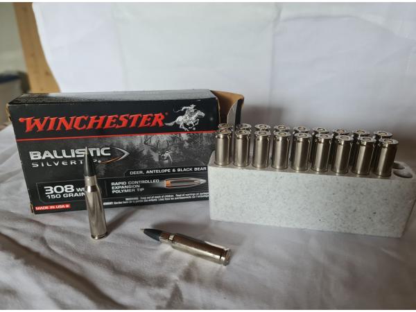 1 boîte 308 Win, winchester Ballistic Silvertip