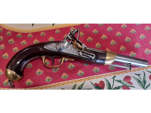 Superbe et rare pistolet à silex de cavalerie modèle 1816 de 1822