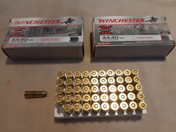 100 balles 44-40 Winchester