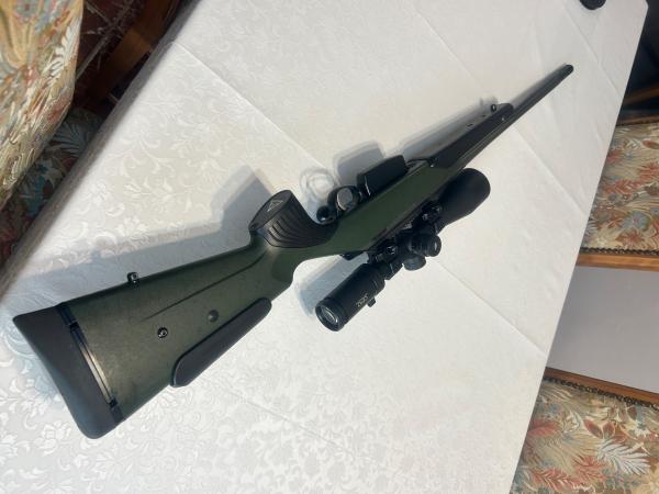 Tikka T3X supervarmint tungstène cerakote