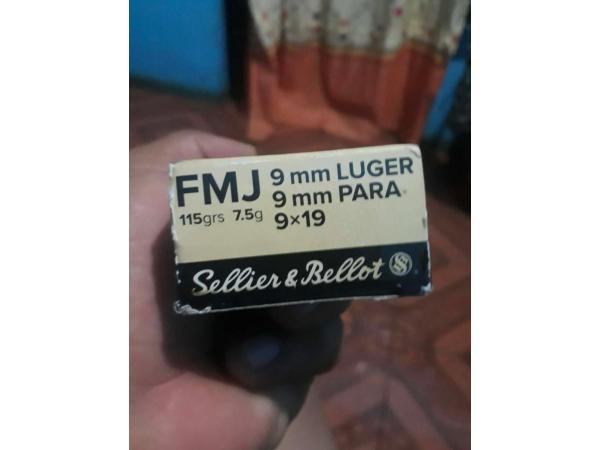 Sellier & Bellot cal.9mm PARA boite 50 cartouches