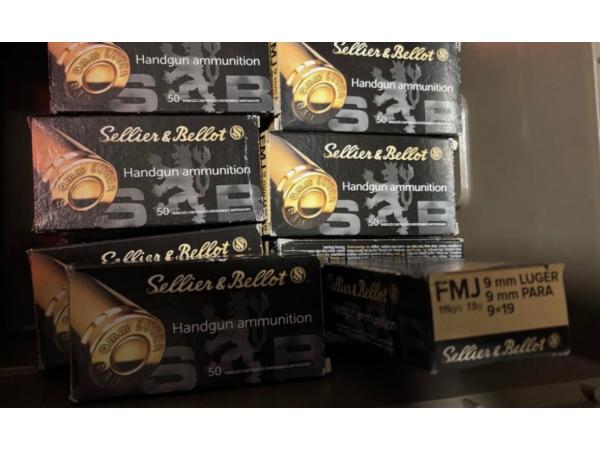 Sellier & Bellot cal.9mm PARA boite 50 cartouches