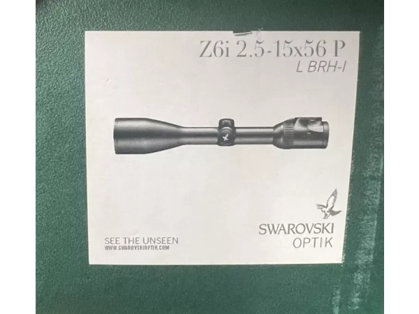Lunette de visée Swarovski Z6i 2.5-15x56 PL BRH-I