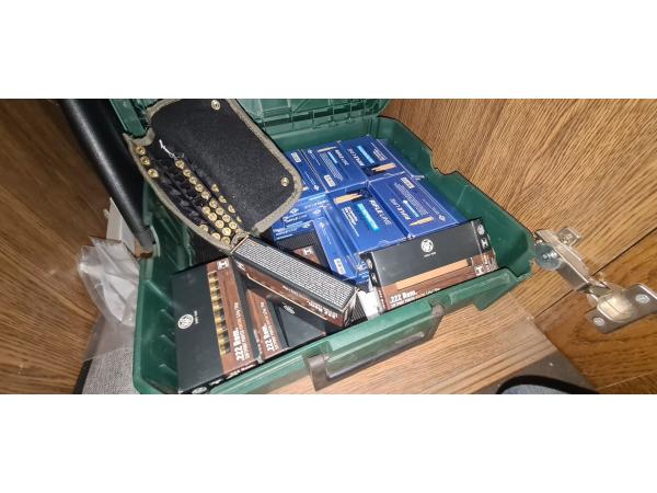 Gros lots matériel de chasse + accessoires savage axis xp 222 remington