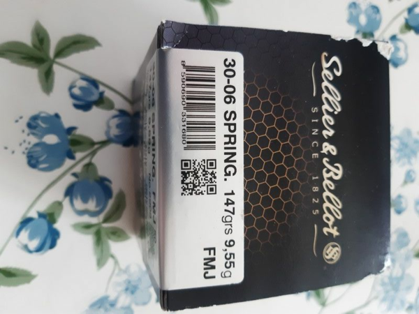 50 balles Sellier-Bellot 30-06 FMJ