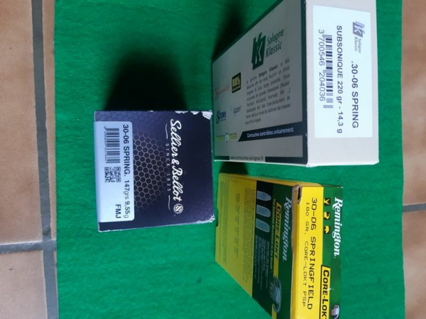 cartouches de cal. 30-06