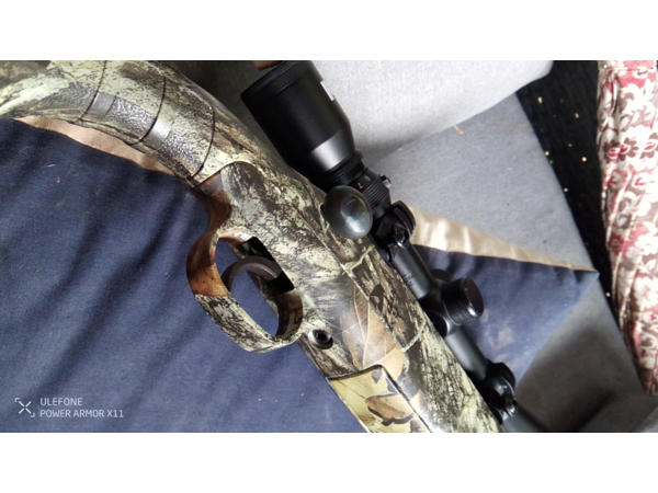 Vends Savage Axis+lunette+ bretelle+munitions