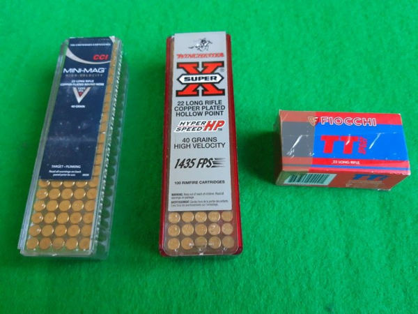 3 boites de 22Lr