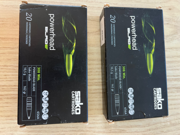 Sako powerhead blade 308w 162gr