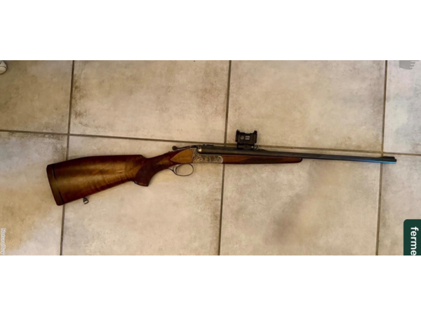 MAGNIFIQUE Carabine Express MERKEL 141 jaspé cal 9.3X74R + aimpoint Acro c-2
