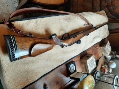STEYR MANNLICHER 375HH MODELE S avec STETCHER et  LUNETTE  REGLEE
