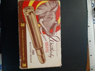 boite 20  balles 460 weatherby