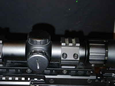 lunette battue 1-4x24 illuminée microdot