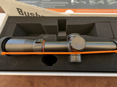 LUNETTE BUSHNELL NITRO 1-6x24mm RETICULE LUMINEUX