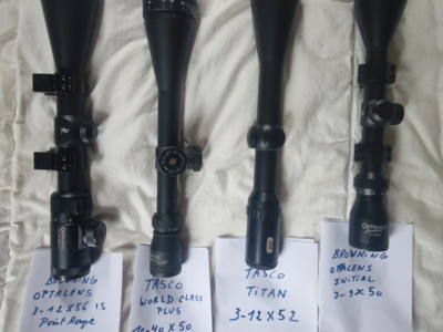 A vendre lunettes de tir ou chasse