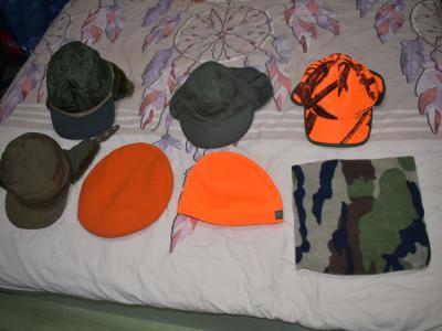 Lot casquettes de chasse