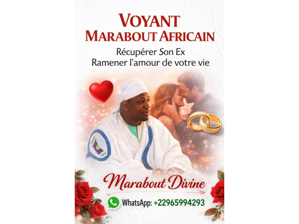 Rituel de retour affectif Tél +22965994293